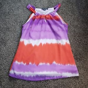 Multi color, dress up tank top